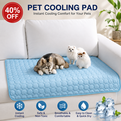 Ice Silk Cooling Mat for Dogs & Cats